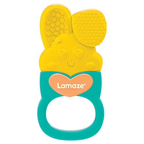 Product Cover Lamaze Bella The Bunny Massaging Teether - Gentle Soothing Vibrations as Baby Bites