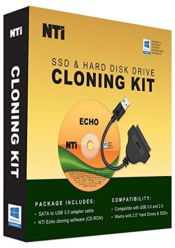 Product Cover NTI SSD & Hard Disk Drive Cloning Kit [On Sale!] The Best Cloning Software Kit for SSD Upgrade, with USB-to-2.5