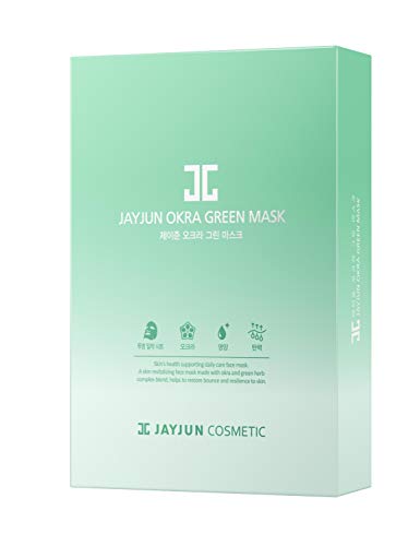 Product Cover JAYJUN Okra Green Mask 20ml / 0.68 fl. oz. Pack of 10