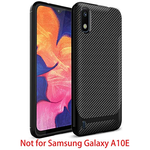 Product Cover Dzxouui for Galaxy A10 Case,Durable Light Shockproof Cover Protective Phone Case for Samsung Galaxy A10(DC-Black)(6.2inch)