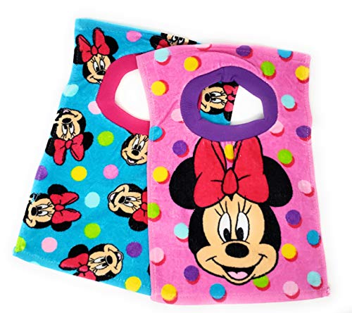 Product Cover Terrycloth Bibs Pullover for Baby, Set of 2 (Minnie Mouse)