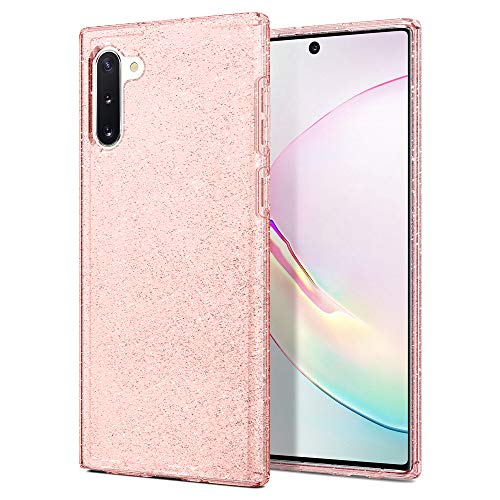 Product Cover Spigen Liquid Crystal Glitter Designed for Samsung Galaxy Note 10 Case (2019) - Rose Quartz
