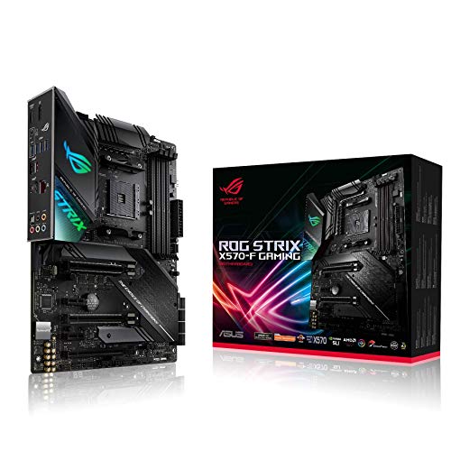 Product Cover Asus ROG Strix X570-F Gaming ATX Motherboard with PCIe 4.0, Aura Sync RGB Lighting, Intel Gigabit Ethernet, Dual M.2 with Heatsinks, SATA 6GB/S and USB 3.2 Gen 2