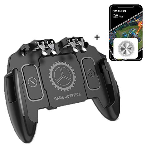 Product Cover PUBG Mobile Controller Bundle with 1 Screen Joystick |e-Times 4 Triggers with L1R1 L2R2 Touch Screen Joypad Tablet for Various Games