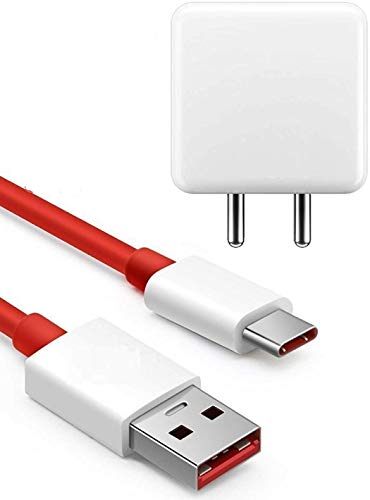 Product Cover Mapzi Power Charger 5V 4A Adapter with Type C USB Fast Charging Cable Compatible for OnePlus 6T/6/5T/5/3T/3 (Charger + Cable)