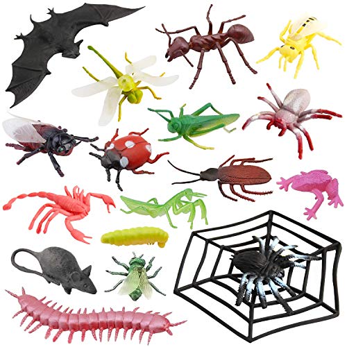 Product Cover SUPER TOY Insect Reptile Animals Toy Figure Playing Set of 17