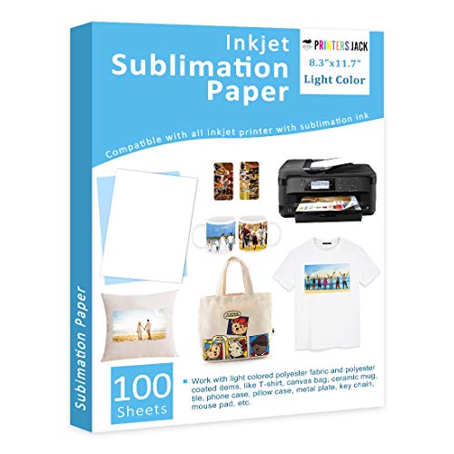 Product Cover Sublimation Paper Heat Transfer Paper 100 Sheets 8.3