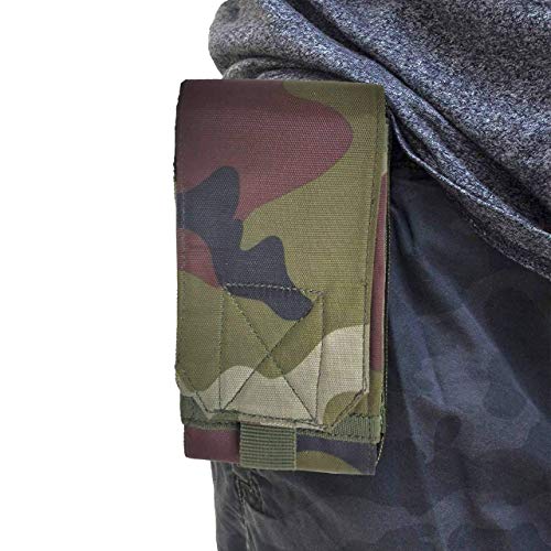 Product Cover Paper Plane Design Army Rugged Waist Belt Pouch for Smartphone