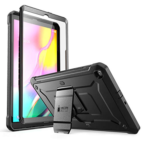 Product Cover SupCase Unicorn Beetle Pro Series Designed for Galaxy Tab A 10.1 (2019 Release), Full-Body Rugged Heavy Duty Protective Case with Built-in Screen Protector for Galaxy Tab A 10.1 Inch 2019 (Black)