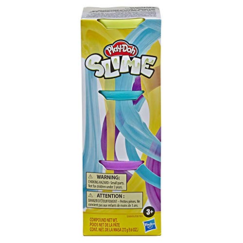 Product Cover Play-Doh Brand Slime 3 Pack of Non-Toxic Slime - Yellow, Metallic Purple, & Metallic Teal