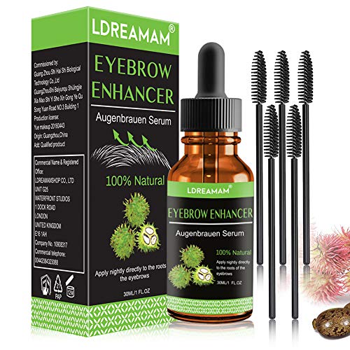 Product Cover Eyebrow Serum,EyeBrow Enhancing Serum,Eyebrow Growth Serum,Natural Eyelash Growth Enhancer,Boosts Regrowth Prevents Thinning Breakage and Fall Out - Grow Stronger,Fuller,Thicker, Healthier