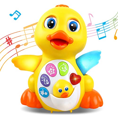 Product Cover RACPNEL Baby Toys Musical Dancing Toys Duck with Lights & Sounds, Early Learning and Development Educational Toys for Toddlers Infants Boys and Girls