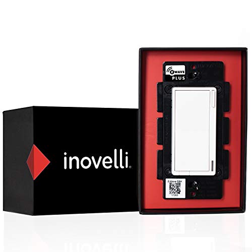 Product Cover Inovelli Z-Wave Switch | ZWave Light Switch Works with SmartThings | Repeater, 3-Way Smart Switch Technology, Signal Indicator | Z-Wave Plus w/S2 SmartStart