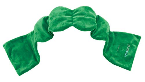 Product Cover Nodpod Weighted Sleep Mask | Patented Eye Pillow Design for Sleeping, Blocking Light and Relaxation | BPA Free Machine Washable Gel Microbeads (Green)