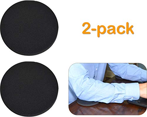 Product Cover Desk Dots! Elbow, Arm & Wrist Rest Cushioning Pads for Pressure Point & Pain Relief on Gaming & Work Surfaces; Made of Neoprene with Soft Nylon Surface; 4.5