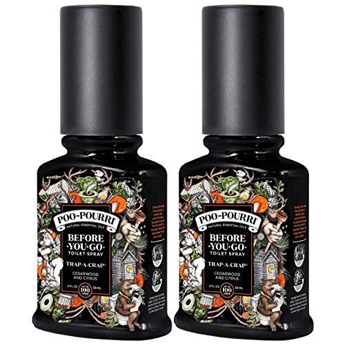 Product Cover Poo-Pourri Before You Go Toilet Spray Trap A Crap 2 Ounce, 2 Pack