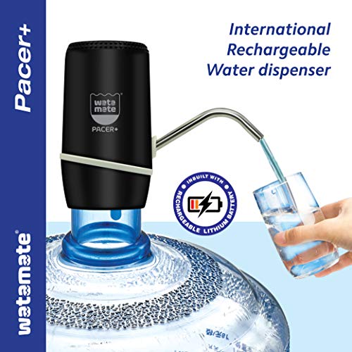 Product Cover Watamate Pacer+ Wireless Automatic Water Dispenser Pump with Rechargeable Li-Ion Battery for 20 L Cans