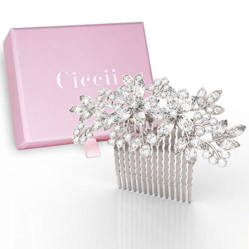 Product Cover Wedding Hair Comb for Brides, Bridesmaids - Silver Crystal Bridal Hair Accessories for Women