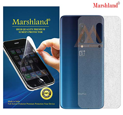 Product Cover MARSHLAND Matte Finish Back Screen Protector Flexible Anti Scratch Bubble Free Back Screen Guard Compatible for Oneplus 7 Pro