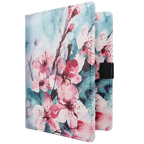 Product Cover MoKo Passport Holder, PU Leather Travel Case Cover for Passport - Peach Blossom