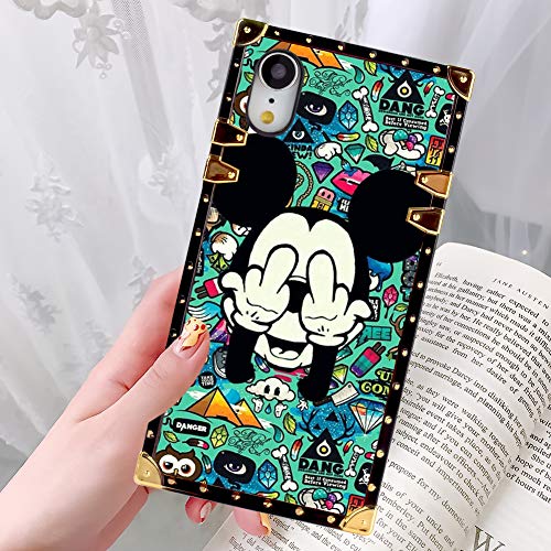 Product Cover DISNEY COLLECTION Phone Case Fit for iPhone XR (6.1 inch) Micky Makes Faces Luxury Fashion Cool Cartoon Cute Bumper Shockproof Cover