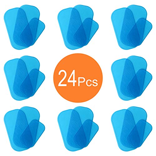 Product Cover UYGHHK 24pcs Hip Trainer Gel Pads ABS Gel Pad Replacement for EMS Buttock Trainer ABS Replacement Gel Sheet for ABS Hip Trainer Butt Toner