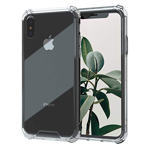Product Cover honua. Clear iPhone X Case, Clear iPhone Xs Case, Hybrid PC+TPU Phone Case for iPhone X/XS, Extra Reinforced Corners for Optimal Shockproof Protection