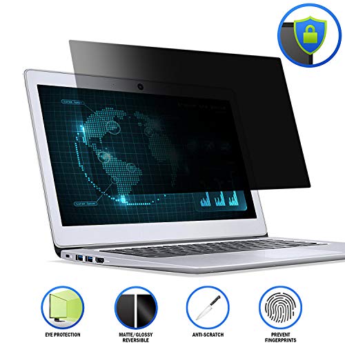 Product Cover 15.6 Laptop Privacy Screen Filter, Anti-Glare/Anti Scratch Laptop Screen Protector for Widescreen Laptops Display 16:9
