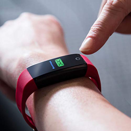 Product Cover After Glow Fit Watch: A Smart Step Tracker. Men, Womens and Kids Waterproof Watches. Includes Heart Rate Monitoring, Activity Counter, a Calorie Monitor, a Band for Sleep and Blood Pressure Tracking.