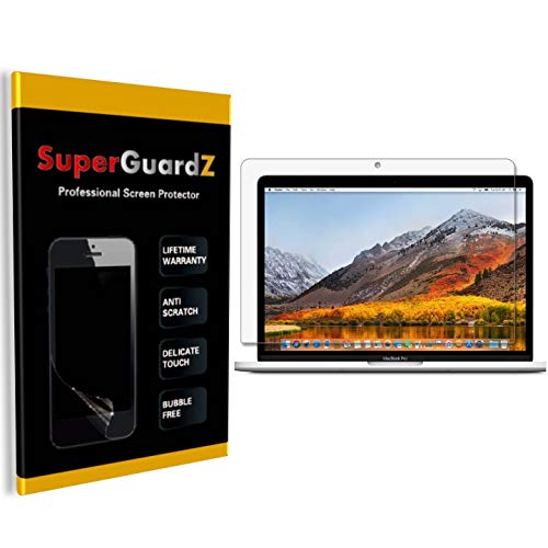Product Cover [3-Pack] for MacBook Pro 13 inch 2019/2018 / 2017/2016 Screen Protector - SuperGuardZ, Ultra Clear, Anti-Scratch, Anti-Bubble [Lifetime Replacement]