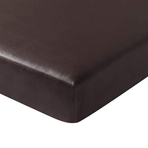 Product Cover subrtex PU Couch Slipcover Slip Covers Water-Proof Loveseat Stretch Durable Chair Sofa Cushion Patio Spandex Elastic Furniture Protector for Settee Seat (Small, Chocolate Leather