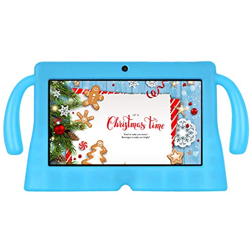 Product Cover Xgody 7 Inch HD Android Kids Tablet for Kids Quad Core Android 8.1 1GB RAM 16GB ROM Touch Screen with WiFi Pre-Loaded 3D Game Dual Camera Blue