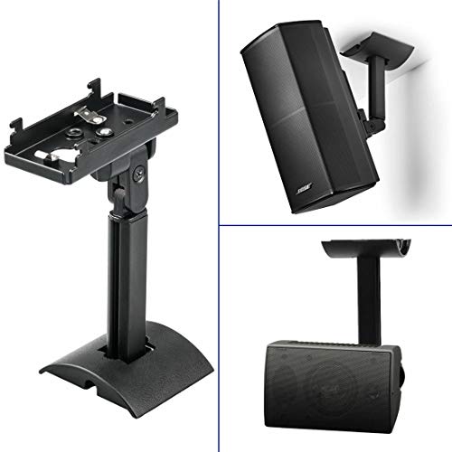 Product Cover Black UB-20 Series II Wall Mount Ceiling Bracket Stand Compatible with All Bose CineMate Lifestyle Wall/Ceiling Bracket