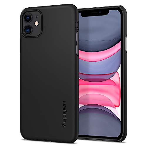 Product Cover Spigen Thin Fit Designed for Apple iPhone 11 Case (2019) - Black