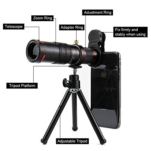 Product Cover Zeecell Blur Background 26X 4K HD Optical Zoom Mobile Telescope Lens kit for All Mobile Camera DSLR Blur Background Effect Macro Lens and Wide Angle Effect Lens for Android and iOS Devices