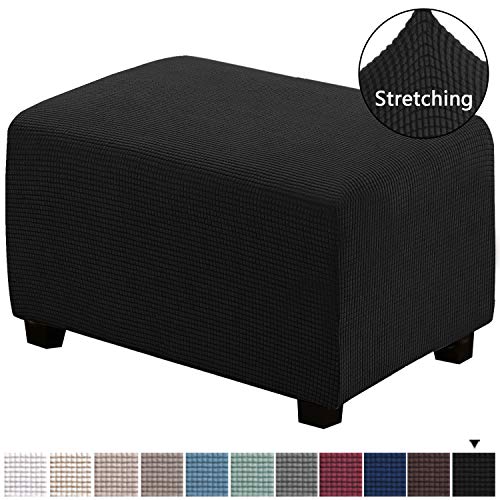 Product Cover Stretch Rectangle Folding Storage Covers Ottoman Slipcovers Removable Footstool Protect Footrest Covers for Ottoman 29