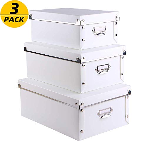 Product Cover SEEKIND Office Storage Boxes with Lid, Water-Proof Storage Bins for Toys,Shoes,Clothes,Office.