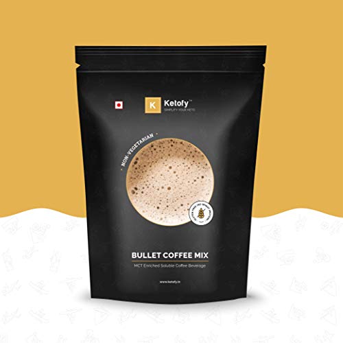 Product Cover Ketofy - Bullet Coffee Mix (100g) | MCT Enriched Instant Soluble Coffee Beverage