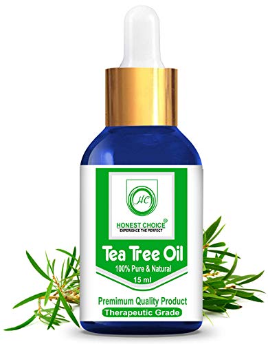 Product Cover HONEST CHOICE Tea Tree Essential Oil - 15ml | Tea Tree Oil For Skin,Hair,Face,Acne Care | Essential Oils For Diffuser | Pure Essential Oil.