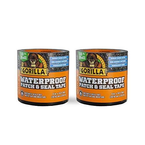 Product Cover Gorilla 4612503DF Waterproof Patch & Seal Tape, 2-Pack, Black