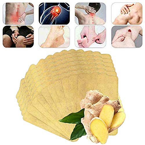 Product Cover 60PCS Herbal Ginger Patch is one of The Best Natural Solution for Lymphatic Drainage, Body Pain, migraine, Joint Pain and Stomach Bloating