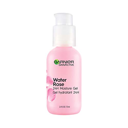 Product Cover Garnier SkinActive Water Rose 24H Moisture Gel with Rose Water and Hyaluronic Acid, Face Moisturizer, For Normal to Combination Skin, 2.4 Fl Oz