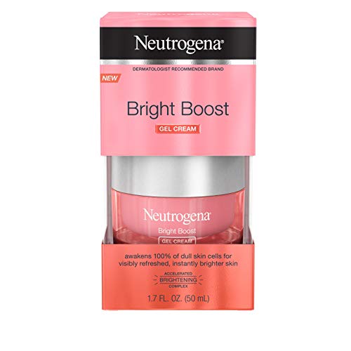 Product Cover Neutrogena Bright Boost Brightening Gel Moisturizing Face Cream with Skin Resurfacing and Brightening Neoglucosamine for smooth skin, Facial Cream with AHA, PHA, and Mandelic Acids, 1.7 fl. oz