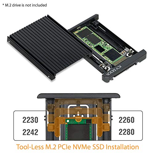 Product Cover ICY DOCK (TOOL-LESS) M.2 PCIe NVMe SSD to 2.5