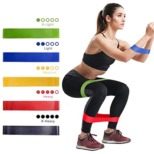 Product Cover PETRICE Resistance Stretch Latex Band Set Toning Tube for Heavy Workout Exercise Hard Light for Men Women Fitness, Physical Therapy