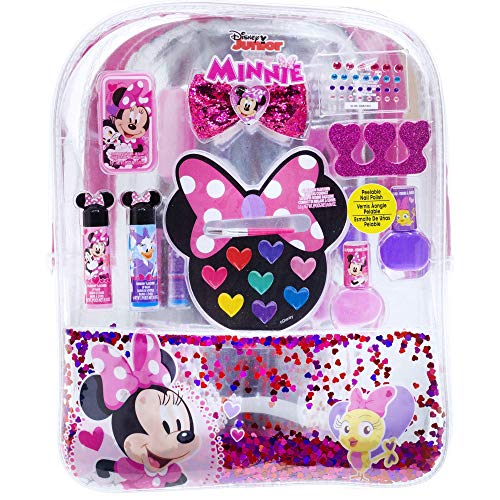 Product Cover Townley Girl Disney Minnie Mouse Backpack Cosmetic Set (White)