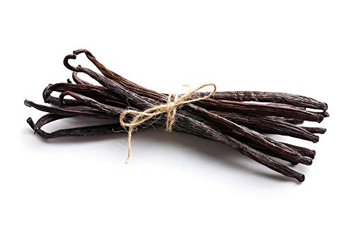 Product Cover 10 Vanilla Beans - Whole Extract Grade B Pods for Baking, Homemade Extract, Brewing, Coffee, Cooking - (Tahitian)