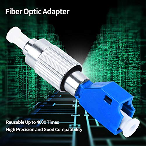 Product Cover Single Mode 9/125um FC Male to LC Female Adapter 2.5mm to 1.25mm Hybrid Fiber Optical Convertor Adapter for Optical Power Meter Visual Fault Locator