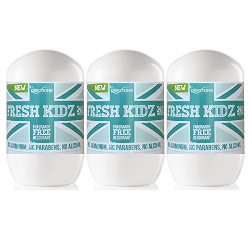 Product Cover Keep it Kind Fresh Kidz Natural Roll On Deodorant 24 Hour Protection - Unscented Unisex, 