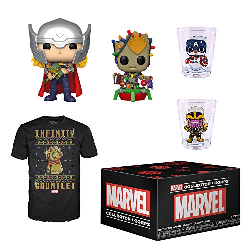 Product Cover Funko Marvel Collector Corps Subscription Box, Marvel Holiday Theme, November 2019, Large T-Shirt